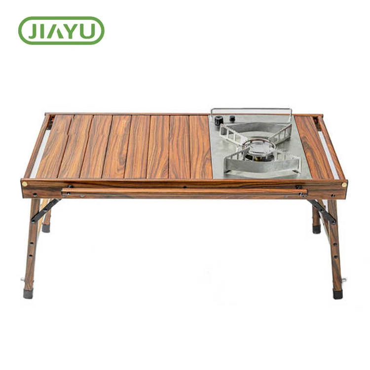 Folding Wood Grain Outdoor borð