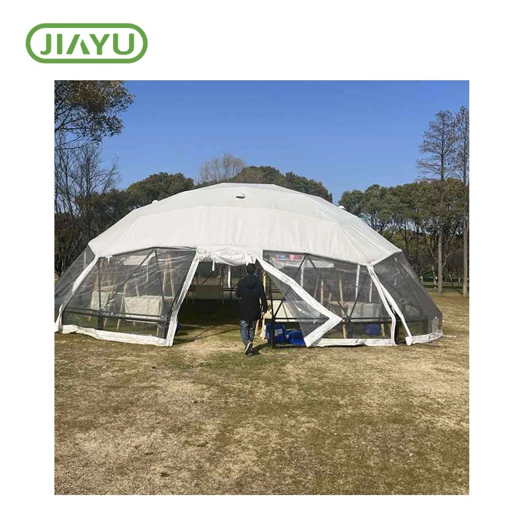 Windproof Tactical Geodesic Base Camp tjald